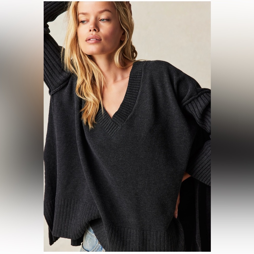 Free People Orion A Line Tunic Sweater